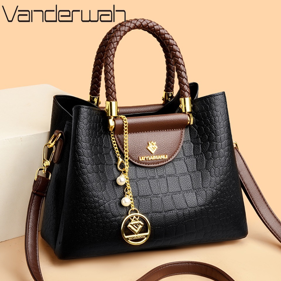Luxury Bags Sales - المنسوجة مقبض العلامة التجارية حقيقية عالية