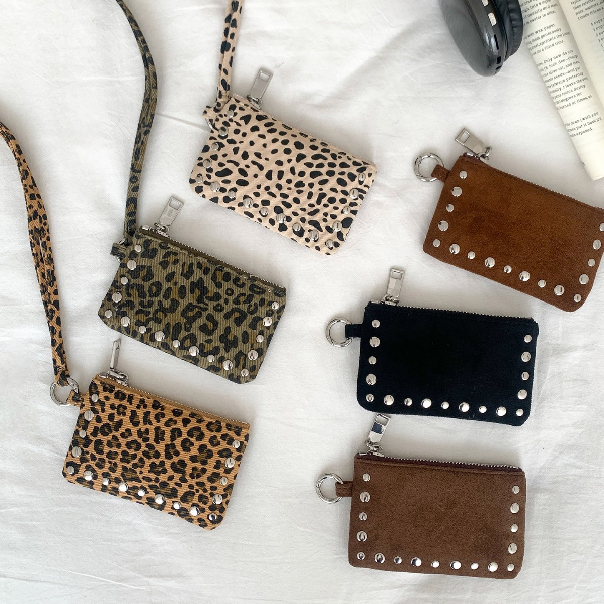 جديد رصع حقيبة كتف حامل بطاقة  - مراجعة Wristlet Wallet Zipper وسعره