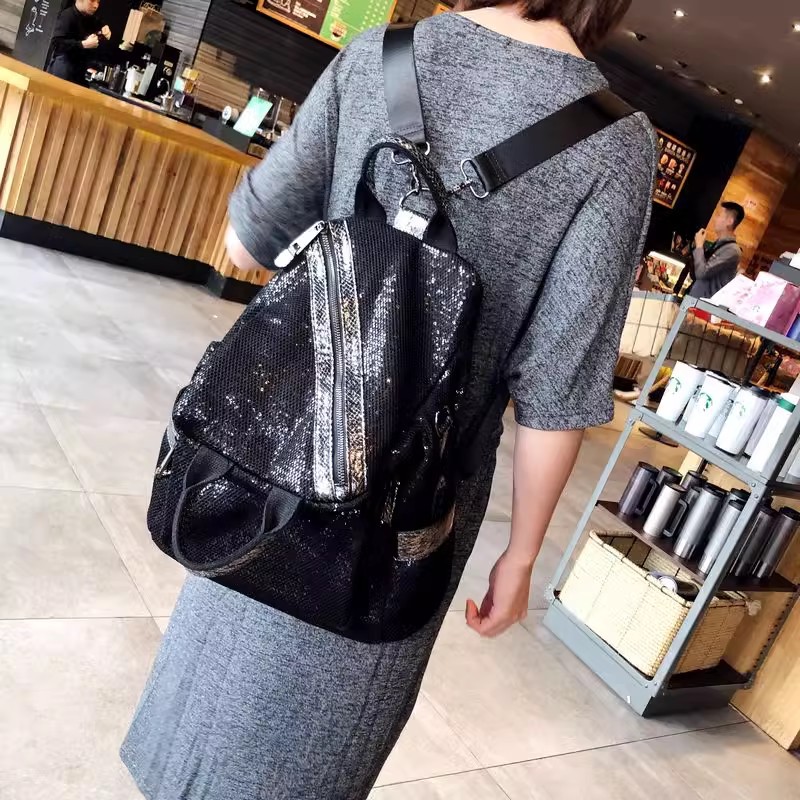 حقائب ظهر من الترتر النايلون ل - مراجعة Luxury Bags With Zipper وسعره