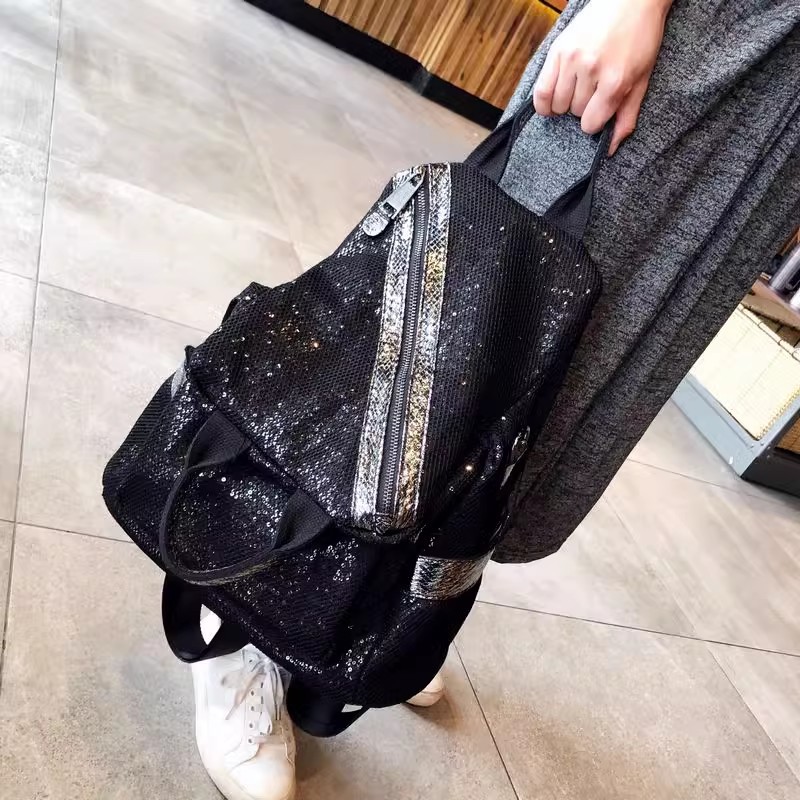 حقائب ظهر من الترتر النايلون ل - مراجعة Luxury Bags With Zipper وسعره