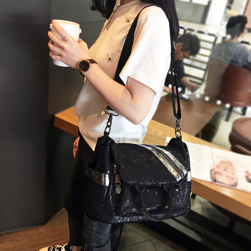 حقائب ظهر من الترتر النايلون ل - مراجعة Luxury Bags With Zipper وسعره