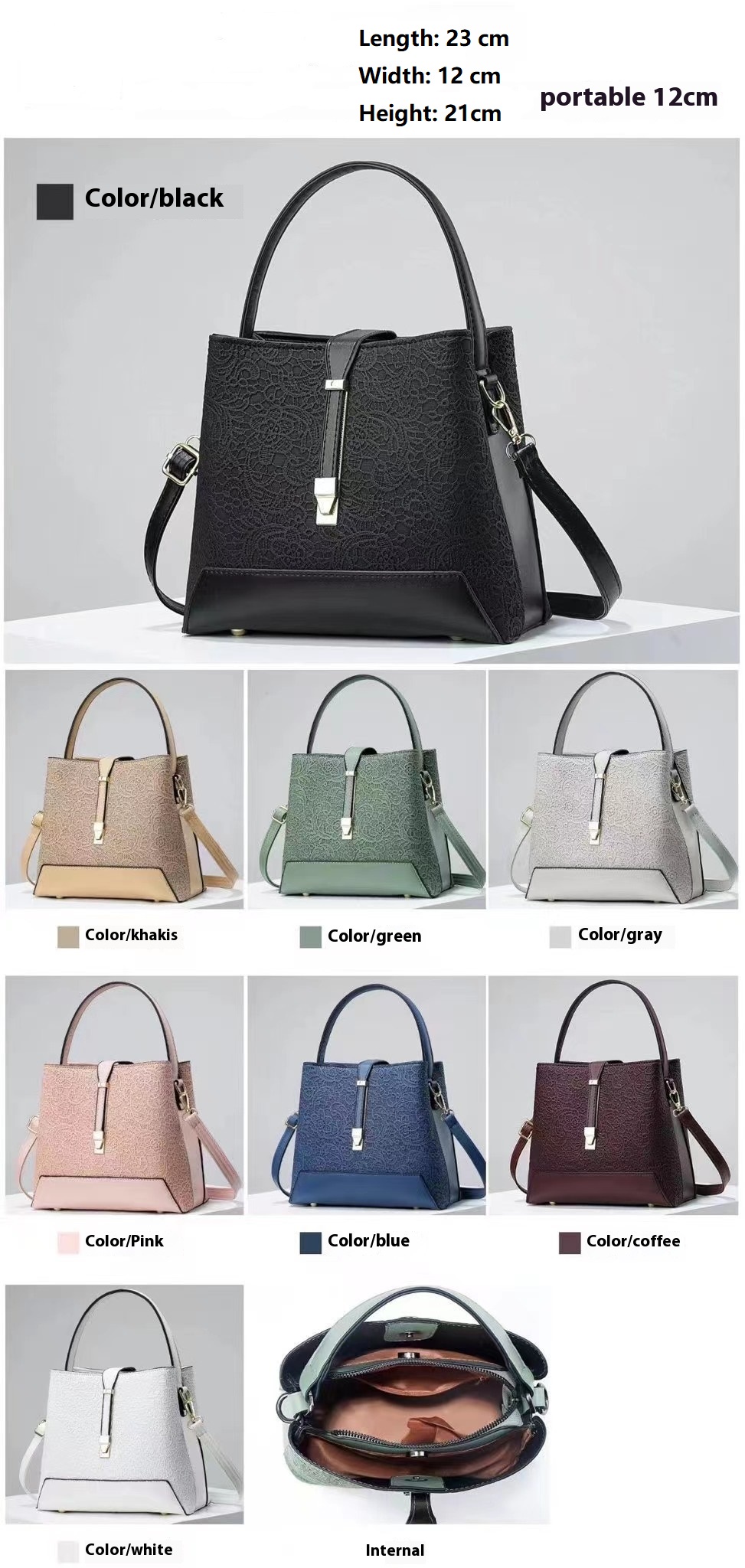 جديد فاخر حمل حقيبة جلدية أنيق - مراجعة Luxury Bags Collection وسعره