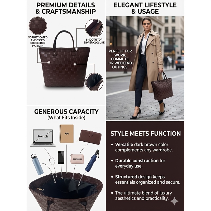 حقيبة يد نسائية فاخرة بنمط مبط - مراجعة Luxury Bags Collection وسعره