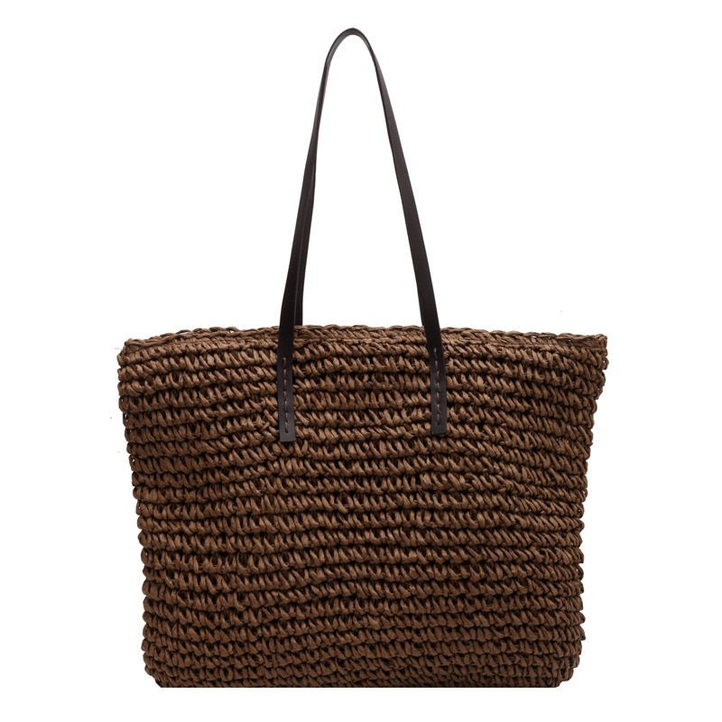 حقائب يد كبيرة من القش المنسوج - مراجعة Luxury Bags Collection وسعره