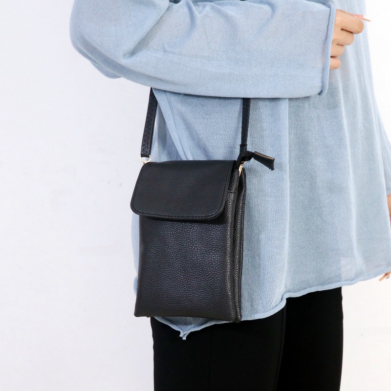 حقيبة هاتف نسائية جلدية صغيرة  - مراجعة Wristlet Wallet Zipper وسعره