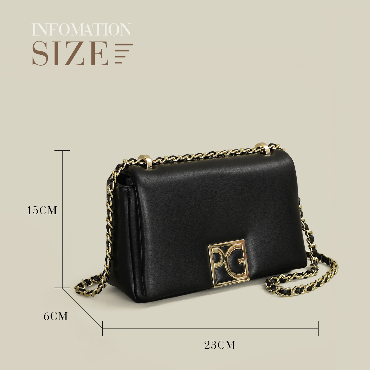 حقيبة نسائية من بي جي، حقيبة ف - مراجعة Luxury Bags Sales وسعره