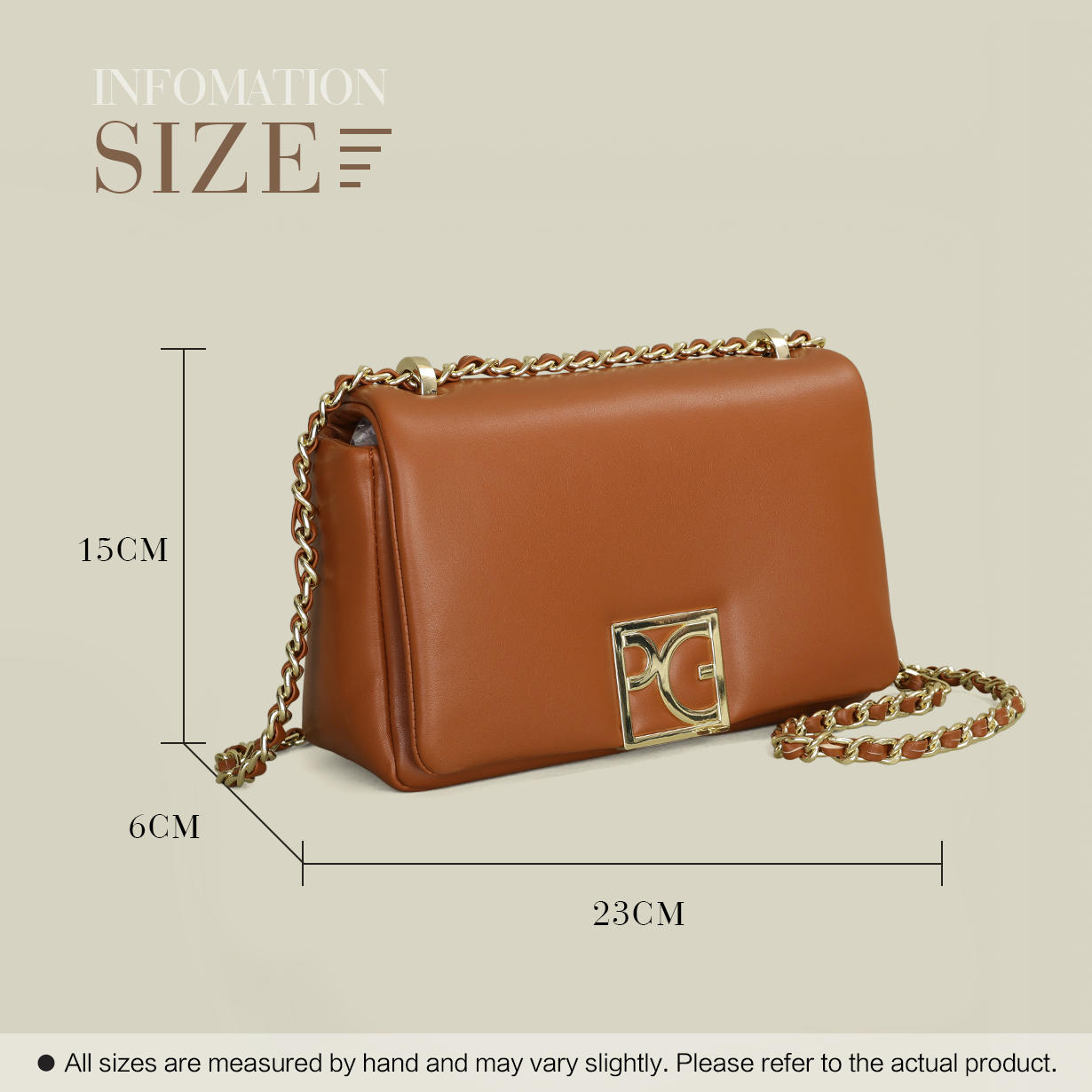 حقيبة نسائية من بي جي، حقيبة ف - مراجعة Luxury Bags Sales وسعره