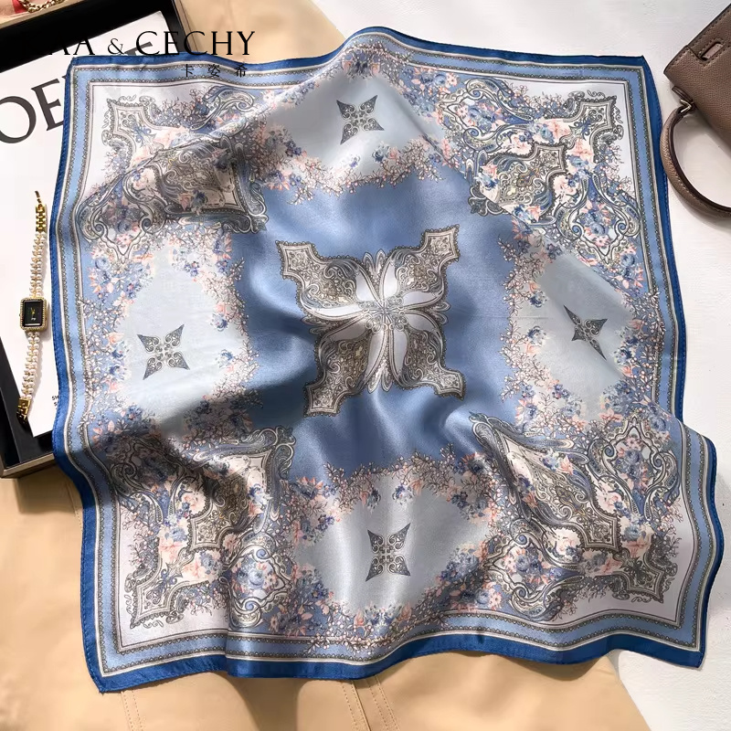 وشاح مربع من الحرير الطبيعي 10 - مراجعة Luxury Bags And Accessories وسعره